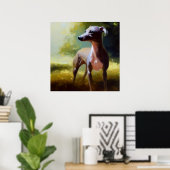 Greyhound Dog Poster (Heimbüro)