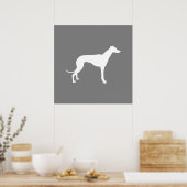 Greyhound Dog Poster (Küche)