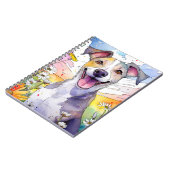 Greyhound Dog Spiral Notebook Notizblock (Linke Seite)