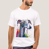 Greyhound Dog T-Shirt (Vorderseite)