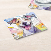 Greyhound Dog Untersetzer (angewinkelt)
