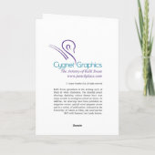 Greyhound Dog Zeichnend von Kelli Swan Karte (Rückseite)