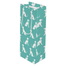 Greyhound Doppy Puppy Geschenktüte Für Weinflaschen