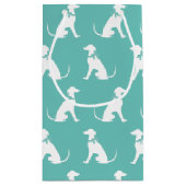 Greyhound Doppy Puppy Kleine Geschenktüte (Rückseite)