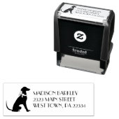 Greyhound Doppy Puppy Permastempel (Beispiel)