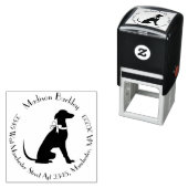 Greyhound Doppy Puppy Permastempel (Beispiel)