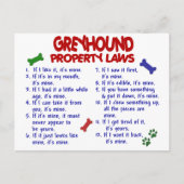 GREYHOUND-Eigenschaftengesetze 2 Postkarte (Vorderseite)