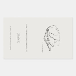 Greyhound- Ex libris bookplate Sticker