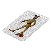 Greyhound Fencer Dark Full 2 Magnet (Linke Seite)