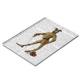 Greyhound Fencer Dark Full 2 Notizblock (Linke Seite)