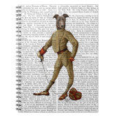 Greyhound Fencer Dark Full 2 Notizblock (Vorderseite)