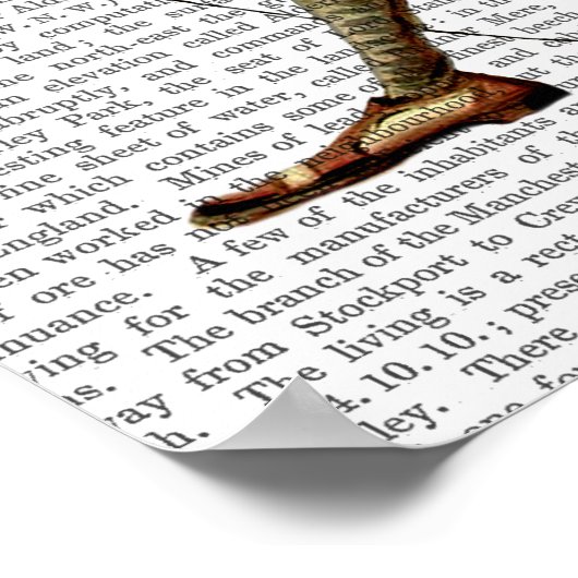 Greyhound Fencer Dark Full Poster (Ecke)