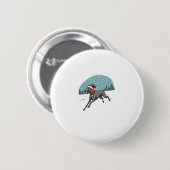 Greyhound Festive Sprint Button (Vorne & Hinten)