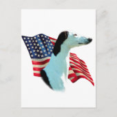 Greyhound Flag Postkarte (Vorderseite)