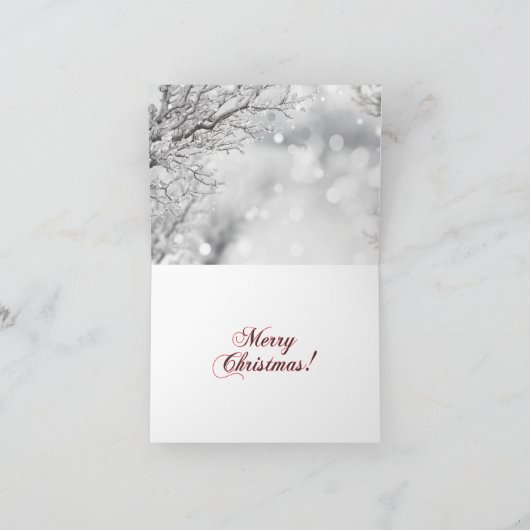 Greyhound Frohe Weihnachtskarte Karte (Innenseite)