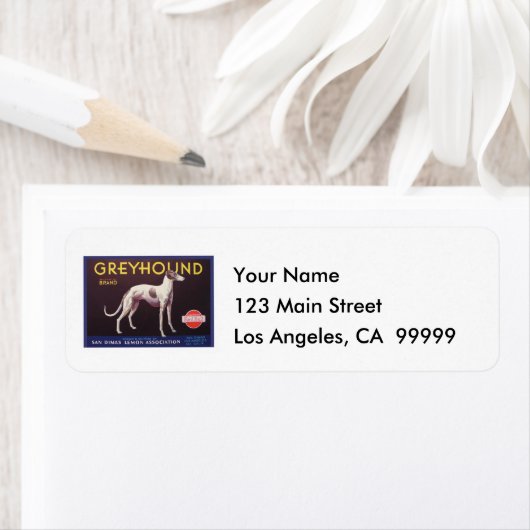 Greyhound Fruchtkäfigkennzeichnung (Insitu)