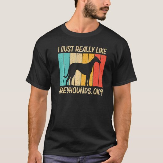 Greyhound für Männer Frauen Italienische Windhundr T-Shirt (Vorderseite)