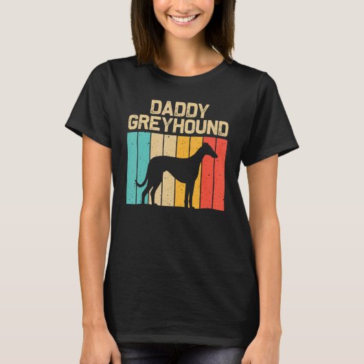 Greyhound für Männer Vater Italienischer Windhund  T-Shirt (Vorderseite)