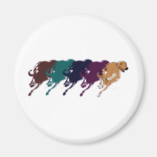Greyhound Gear Magnet