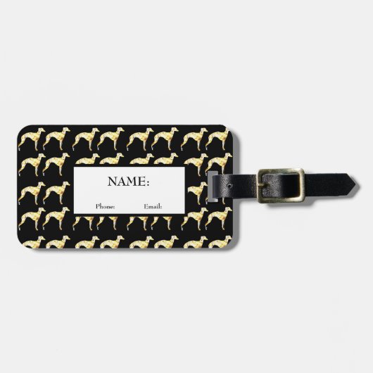 Greyhound Gepäckanhänger (Vorderseite horizontal)