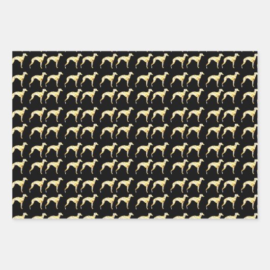 Greyhound Geschenkpapier Set (Vorderseite 3)
