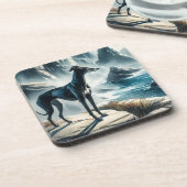 Greyhound Getränkeuntersetzer (Linke Seite)