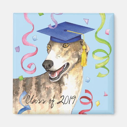 Greyhound Graduate Magnet (Vorne)