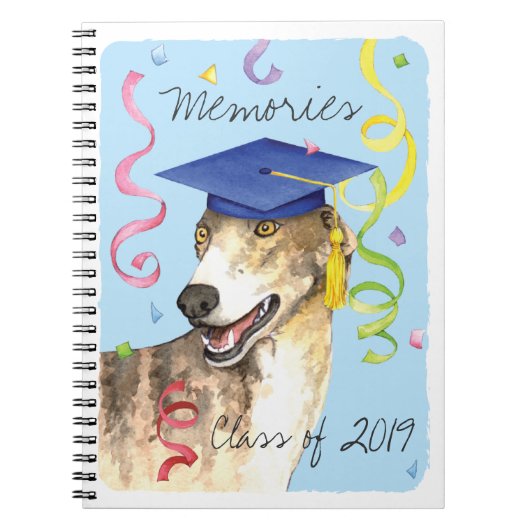 Greyhound Graduate Notizblock (Vorderseite)