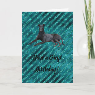 Greyhound haben eine Greyt Birthday Card Karte