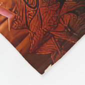 Greyhound Halloween Spooky Fleecedecke (Ecke)