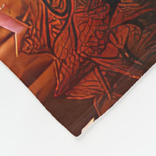 Greyhound Halloween Spooky Fleecedecke (Ecke)