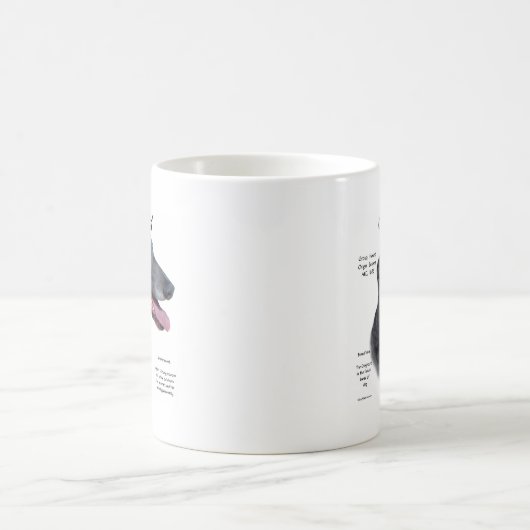 Greyhound History Design Kaffeetasse (Mittel)