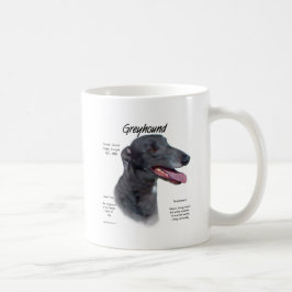 Greyhound History Design Kaffeetasse