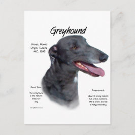 Greyhound History Design Postkarte