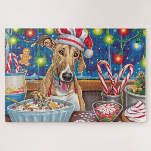Greyhound Holiday Backen: Festliches Weihnachten Puzzle