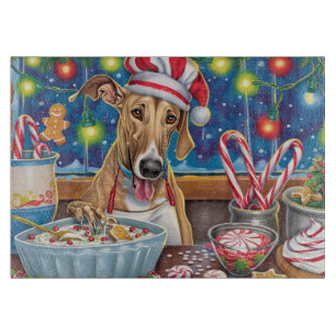 Greyhound Holiday Baking: Festliche Weihnachten Schneidebrett