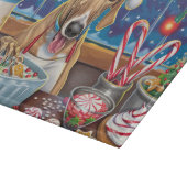 Greyhound Holiday Baking: Festliche Weihnachten Schneidebrett (Ecke)