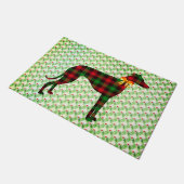 Greyhound Holiday Fußmatte (Schrägansicht)