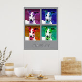 Greyhound Homage to Poster (Küche)