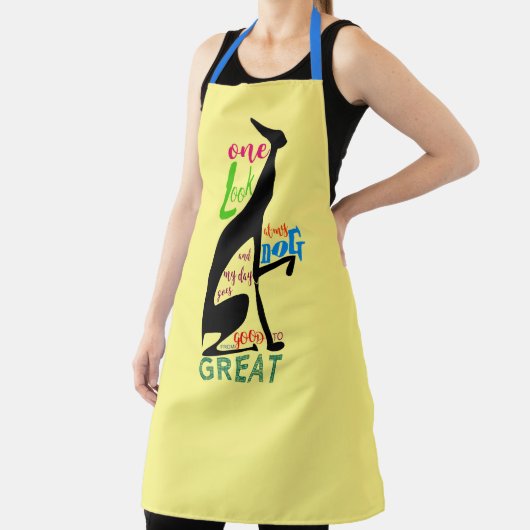 Greyhound Hund Liebe Zitat Schürze (InSitu)