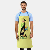 Greyhound Hund Liebe Zitat Schürze (Getragen)