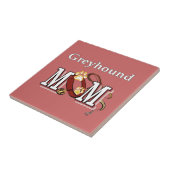 Greyhound Hund Mama Geschenke Fliese (Seite)