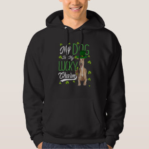 Greyhound Hund mein Hund ist mein glücklicher Arm Hoodie