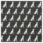 Greyhound Hund Silhouette Haustier Stoff (Muster)