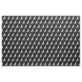 Greyhound Hund Silhouette Haustier Stoff (Fat Quarter (45,7 x 55,9 cm))