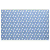 Greyhound Hund Silhouette Pet Light Blue Stoff (Fat Quarter (45,7 x 55,9 cm))