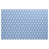 Greyhound Hund Silhouette Pet Light Blue Stoff (Fat Quarter (45,7 x 55,9 cm))