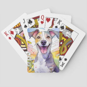 Greyhound Hund Spielkarten
