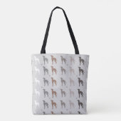 Greyhound Hund Tasche Lebensmittelgeschäft Bag Igg (Rückseite)