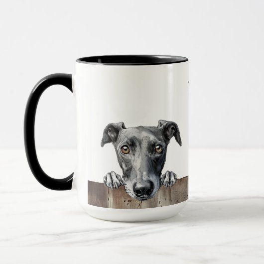Greyhound Hund Tasse (Links)